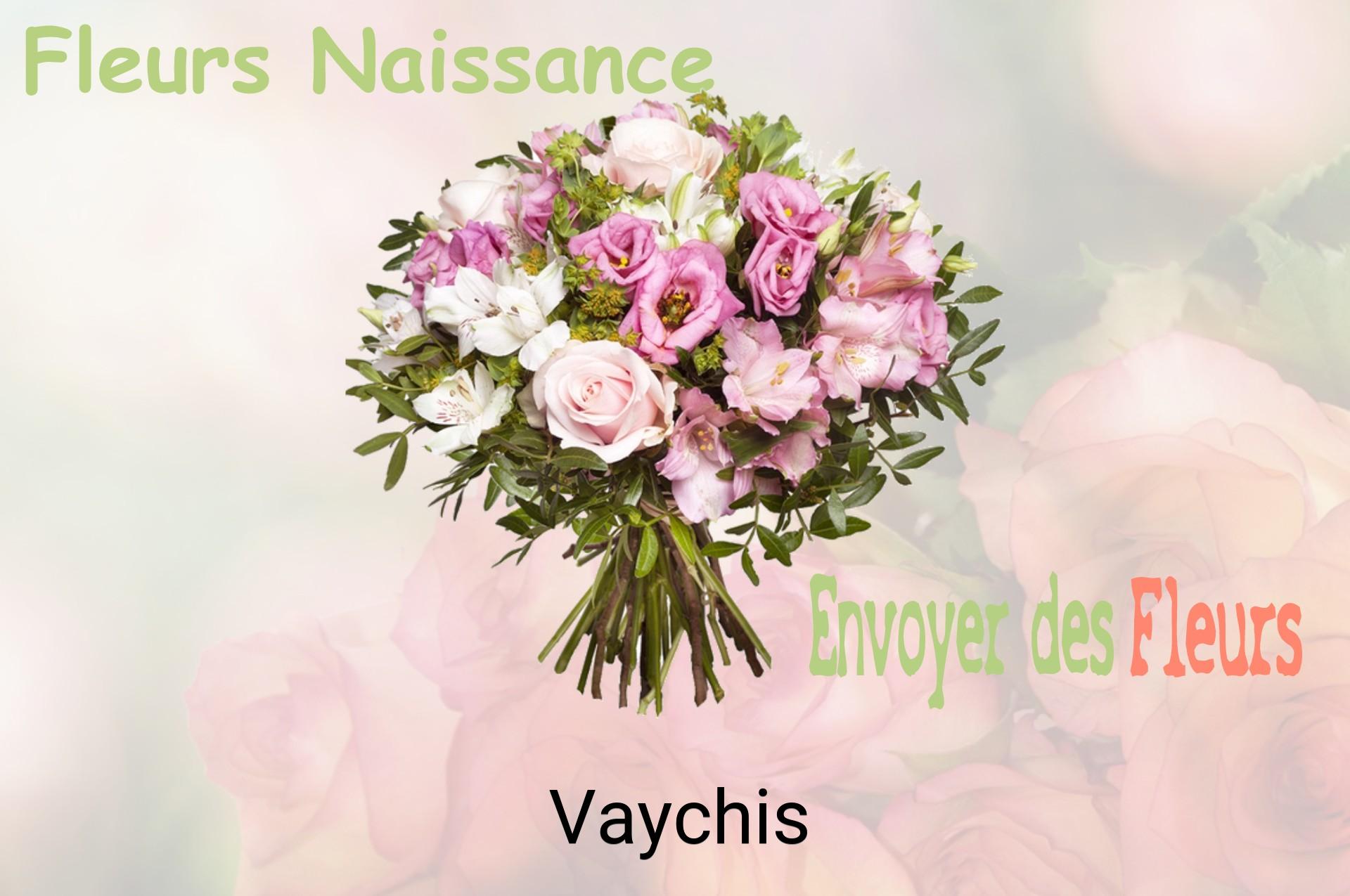 Bouquet de fleurs de naissance livré à Vaychis